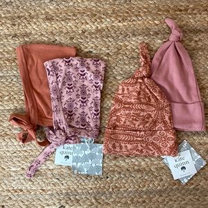 NWT 4 Kate Quinn Baby Hats 0-3M